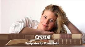  Presentation with young college student diagnosis of sti - Presentation enhanced with university admissions - young pretty student smiling whit background and a tawny brown colored foreground