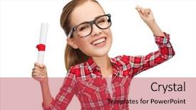  Presentation with equity in education - Beautiful theme featuring university and education concept - laughing backdrop and a  colored foreground