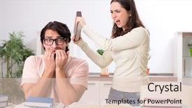  Presentation with exam - Presentation design with university family learning - students preparing for exam together background and a lemonade colored foreground