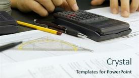  Presentation with engineering desk of civil engineer - PPT layouts with university student human development - engineer working at his desk background and a  colored foreground