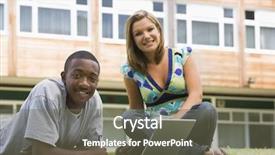  Presentation with college campus - Presentation with university technology - college students sitting and talking background and a gray colored foreground