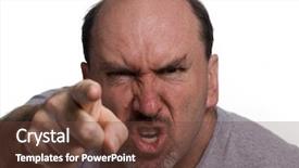  Presentation with health organisation during covid 19 - PPT theme having unkind - 40 something man background and a  colored foreground