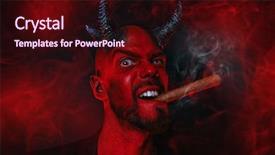  Presentation with horror movie - Theme featuring unkind - close-up portrait of a bad background and a wine colored foreground