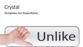  Presentation with doll button eyed - Audience pleasing presentation theme consisting of unlike hand on unlike button backdrop and a  colored foreground