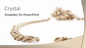  Presentation with chain - Theme with unlinked-part-of-the-chain background and a white colored foreground