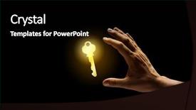  Presentation with shining - Colorful PPT theme enhanced with unlock potential - close up image of business backdrop and a black colored foreground