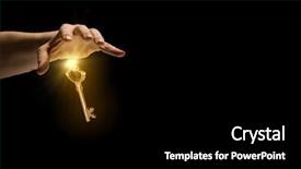  Presentation with shining - Theme enhanced with unlock potential - close up image of business background and a black colored foreground