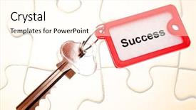  Presentation with unlock - Presentation with unlock potential - key to success background and a cream colored foreground