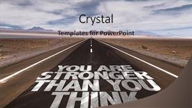  Presentation with unlock - PPT layouts with unlock potential - you are stronger than you background and a  colored foreground