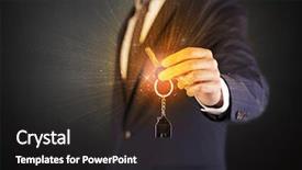  Presentation with shiny - Colorful PPT layouts enhanced with unlocking dreams - formal man hand over shiny backdrop and a dark gray colored foreground