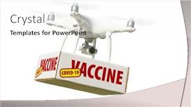  Presentation with uas - Presentation design featuring unmanned-aircraft-system-uas-drone background and a white colored foreground