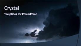  Presentation with electric vehicle high voltage - Slide deck enhanced with unpredictability - high mountains electric storm scenery background and a wine colored foreground