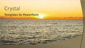  Presentation with paradise - Slide deck with unreal-background-idyllic-paradise background and a blonde colored foreground