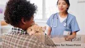  Presentation with black - Slide set with unrecognizable-black-boy-bringing-fluffy background and a  colored foreground