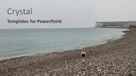  Presentation with swimming - Cool new PPT layouts with unrecognizable-female-swimmer-going-swimming backdrop and a light gray colored foreground