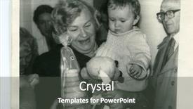  Presentation with first birthday - PPT layouts with unretouched photo of first birthday background and a  colored foreground