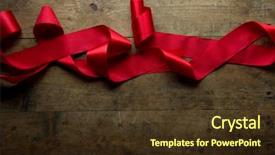  Presentation with rustic wood - Slide deck enhanced with unroll - freely unrolling or uncurled red background and a tawny brown colored foreground