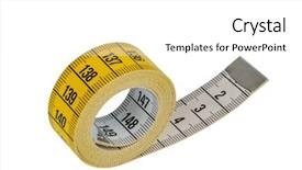  Presentation with diet - Cool new presentation design with unroll - yellow tape symbol photo backdrop and a white colored foreground