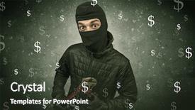  Presentation with black lives metter - Cool new presentation theme with unsafe act - money hungry thief in black backdrop and a  colored foreground