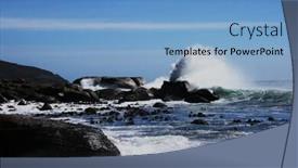  Presentation with africa - Slides enhanced with untamed-wild-coast-south-africa background and a light blue colored foreground