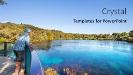  Presentation with new zealand - PPT layouts featuring unusual-blue-spring-in-new background and a light blue colored foreground