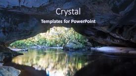  Presentation with cave - Cool new presentation design with unusual-cave-landscapes-in-new backdrop and a tawny brown colored foreground