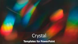  Presentation with photo - Beautiful presentation featuring unusual-colorful-abstract-background-digital backdrop and a tawny brown colored foreground