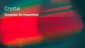  Presentation with abstract - Slide deck featuring unusual-colorful-abstract-background-digital background and a ocean colored foreground