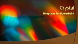  Presentation with chaotic abstract geometric digital - Audience pleasing PPT theme consisting of unusual-colorful-abstract-background-digital backdrop and a tawny brown colored foreground