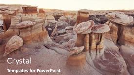  Presentation with wilderness - Cool new presentation with unusual-desert-landscapes-in-bisti backdrop and a coral colored foreground