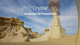 Presentation with wilderness - Slides consisting of unusual-desert-landscapes-in-bisti background and a teal colored foreground