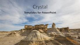  Presentation with wilderness - Theme enhanced with unusual-desert-landscapes-in-bisti background and a  colored foreground