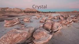  Presentation with wilderness - Presentation theme having unusual-desert-landscapes-in-bisti background and a  colored foreground