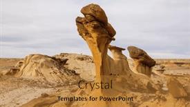  Presentation with wilderness - Theme enhanced with unusual-desert-landscapes-in-bisti background and a  colored foreground