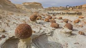  Presentation with wilderness - Presentation enhanced with unusual-desert-landscapes-in-bisti background and a  colored foreground