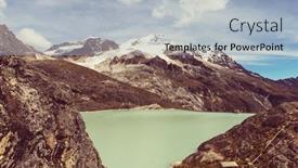  Presentation with mountains - Slides featuring unusual-mountains-landscapes-in-bolivia background and a light blue colored foreground