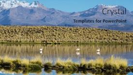  Presentation with adventure - PPT layouts enhanced with unusual-mountains-landscapes-in-bolivia background and a teal colored foreground