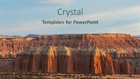  Presentation with capitol - PPT theme with unusual-natural-landscapes-in-capitol background and a  colored foreground