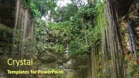  Presentation with tropical - Beautiful PPT layouts featuring unusual-natural-tropical-landscapes-ik backdrop and a tawny brown colored foreground