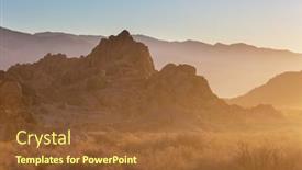  Presentation with alabama - Presentation theme having unusual-stone-formations-in-alabama background and a tawny brown colored foreground