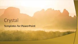  Presentation with alabama - PPT theme enhanced with unusual-stone-formations-in-alabama background and a yellow colored foreground