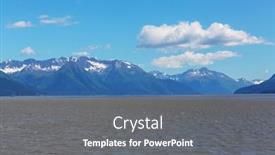  Presentation with united states unity - Cool new presentation theme with unusual-summer-landscapes-of-alaska backdrop and a gray colored foreground