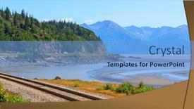  Presentation with united states unity - Amazing slide set having unusual-summer-landscapes-of-alaska backdrop and a light blue colored foreground