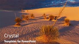  Presentation with white sand - Audience pleasing PPT layouts consisting of unusual-white-sand-dunes backdrop and a tawny brown colored foreground