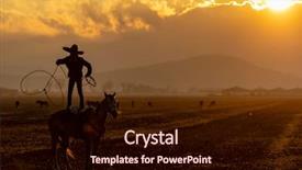  Presentation with mexican - PPT theme with young mexican charro rounds up background and a wine colored foreground
