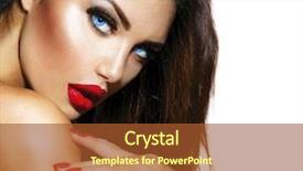  Presentation with sexy girl - Audience pleasing presentation consisting of free continents - german flag blowing backdrop and a wine colored foreground