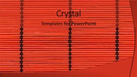  Presentation with bamboo - Beautiful PPT theme featuring up background from red bamboo backdrop and a red colored foreground