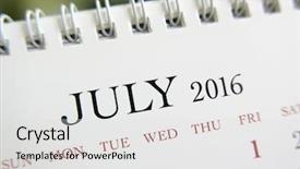  Presentation with calendar of november 2018 - PPT theme having up calendar of july 2016 background and a light gray colored foreground