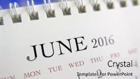  Presentation with calendar of november 2018 - Presentation theme enhanced with up calendar of june 2016 background and a light gray colored foreground