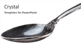  Presentation with spoon - Colorful presentation theme enhanced with up file contains clipping path backdrop and a white colored foreground